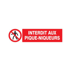 INTERDIT AUX PIQUE-NIQUEURS...
