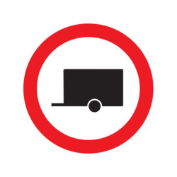 INTERDIT AUX REMORQUES D.180mm