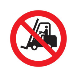 INTERDIT AUX VEHICULES INDUSTRIELS D.300mm