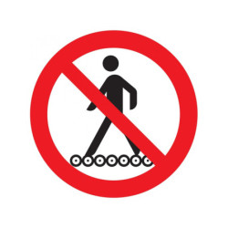 INTERDIT DE MONTER SUR LE...