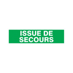 ISSUE DE SECOURS 330x75mm