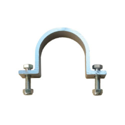 KIT DE 2 BRIDES RONDES POUR POTEAUX DIAM.60MM