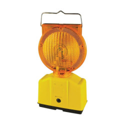 LAMPE DE CHANTIER SOLAIRE CLIGNOTANTE AUTOMATIQUE A LED