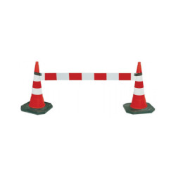 LISSE PVC RETROREFLECHISSANTE 2 M (AVEC FIXATIONS)