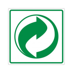 LOGO RECYCLAGE ADHESIF 200x200mm