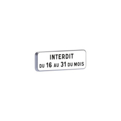 M6b2 500X200 C2 interdit du 16 au 31 du mois
