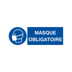 MASQUE OBLIGATOIRE 330x120mm