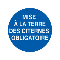 MISE A LA TERRE DES CITERNES OBLIGATOIRE D.180mm