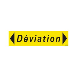 PANNEAU "DEVIATION" 800X200mm (PP ALVEOLAIRE)