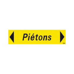 PANNEAU "PIETONS" 800X200mm (PP ALVEOLAIRE)