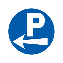 PARKING FLECHE A GAUCHE D.180mm