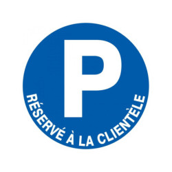 PARKING RESERVE A LA CLIENTELE D.300mm