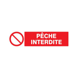 PECHE INTERDITE 200x52mm