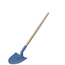 PELLE RONDE 25CM AVEC MANCHE BOIS 130CM