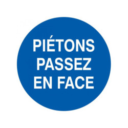 PIETONS PASSEZ EN FACE D.180mm