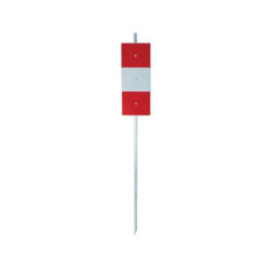 PIQUET DE CHANTIER K5B 1 FACE RETROREFLECHISSANTE