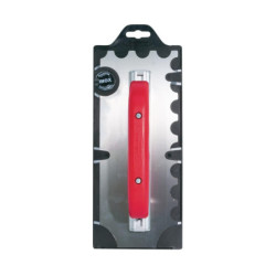 PLATOIR A COLLE INOX 28X12 DENTS DEMI-LUNE 20X10MM