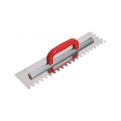 PLATOIR A COLLE INOX 49X12CM DENTS CARREES 12MM