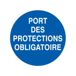 PORT DES PROTECTIONS OBLIGATOIRE D.180mm