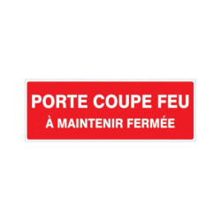 PORTE COUPE FEU A MAINTENIR FERMEE 330x120mm