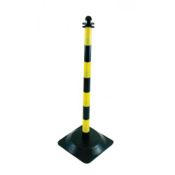 POTEAU DE SUPPORT (H90CM) LEST (2,800KG) JAUNE/NOIR