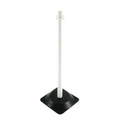 POTEAU DE SUPPORT (H90CM) PIED LESTE (2,800KG) BLANC