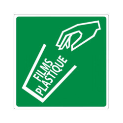 POUBELLE FILMS PLASTIQUE ADHESIF 200x200mm