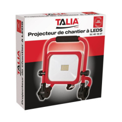 PROJECTEUR DE CHANTIER A LED ROTATIF 2500 LUMENS AVEC PINCE MAGNETIQUE (IP54)