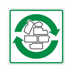RECYCLAGE DES GRAVATS ADHESIF 200x200mm