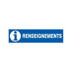RENSEIGNEMENTS 330x120mm