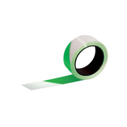 RUBAN RUBAPLAST VERT BLANC 100MX50 MM