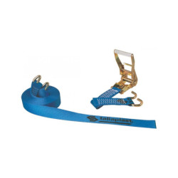 SANGLE D'ARRIMAGE A CLIQUET BLEUE 9MX50MM