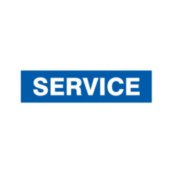 SERVICE 330x120mm