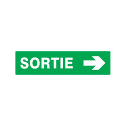SORTIE FLECHE A DROITE 200x52mm