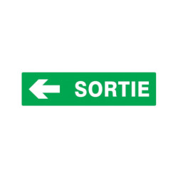 SORTIE FLECHE A GAUCHE 200x52mm