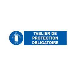 TABLIER DE PROTECTION OBLIGATOIRE 330x120mm