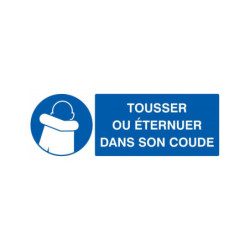 TOUSSER OU ETERNUER DANS SON COUDE 330x200mm