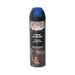 TRACEUR DE CHANTIER 500ML BLEU FLUO