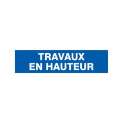 TRAVAUX EN HAUTEUR 330x120mm