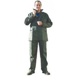 VETEMENT PLUIE VERT TAILLE L
