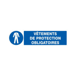 VETEMENTS DE PROTECTION OBLIGATOIRES 330X120mm