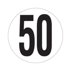 VITESSE LIMITEE A 50KM/H ADHESIF D.200