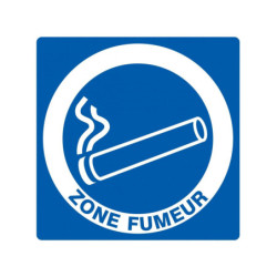 ZONE FUMEUR 200x200mm
