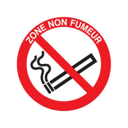 ZONE NON FUMEUR D.180mm