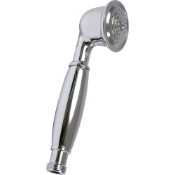 Douchette - Rétro - 1 jet - Couleur : Gris - 53mm - Forme douchette : Ronde - 23.3l/min