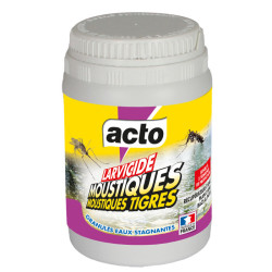 Larvicides moustiques et moustiques tigres - Acto - Pot 100 g - A utiliser de manière : Préventive - 50m²