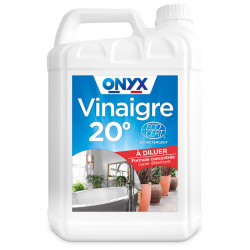 Vinaigre 20° - Onyx - 5l - Conditionnement : Bidon - Consistance : Liquide