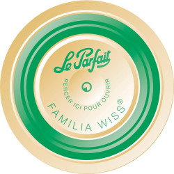 Capsules Familia Wiss - Le Parfait - Diamètre 100 mm - Coloris vert - Lot de 10