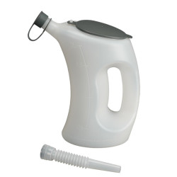 Broc verseur avec couvercle - Pressol - 2l - 290mm - Couleur : Blanc, Gris, Incolore/transparent