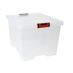 Boîte de rangement avec couvercle ClipStock - Eda - 15l - 28.8cm - 38.3cm